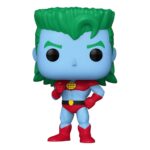 CAPTIAN PLANET CAPITÁN PLANETA Y LOS PLANETARIOS FUNKO POP. Figura de vinilo de la línea 'POP!', tamaño aprox. 9 cm. Capitán Planet y su equipo utilizan sus poderes para detener a los intentan dañar el ambiente. Este Funko de 9cm de tamaño representa a Capitán Planet con cara de enfadado, puños en la cintura y ropa habitual de color rojo.