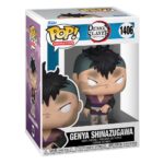 GENYA SHINAZUGAW DEMON SLAYER: KIMETSU NO YAIBA ANIMATION FUNKO POP. Figura de vinilo de la línea 'POP!', tamaño aprox. 9 cm. Representa a uno de los personajes más intrigantes y complejos de Kimetsu no Yaiba. Hermano menor de Sanemi Shinazugawa, Genya posee un carácter rudo y una determinación inquebrantable para convertirse en un cazador de demonios capaz de vengar a su familia. Este Funko Pop captura su aspecto característico: el cabello negro con mechones desordenados, su uniforme de cazador de demonios modificado y su imponente escopeta, símbolo de su estilo de combate poco convencional. Fabricada en vinilo de alta calidad, la figura ofrece un acabado resistente y detallado, fiel al diseño original del anime y manga. Con un tamaño aproximado de 9 cm, es perfecta para exhibir en estanterías, escritorios o vitrinas dedicadas al coleccionismo de anime, ya sea dentro de su caja para conservar su valor o fuera de ella para apreciar todos sus detalles.