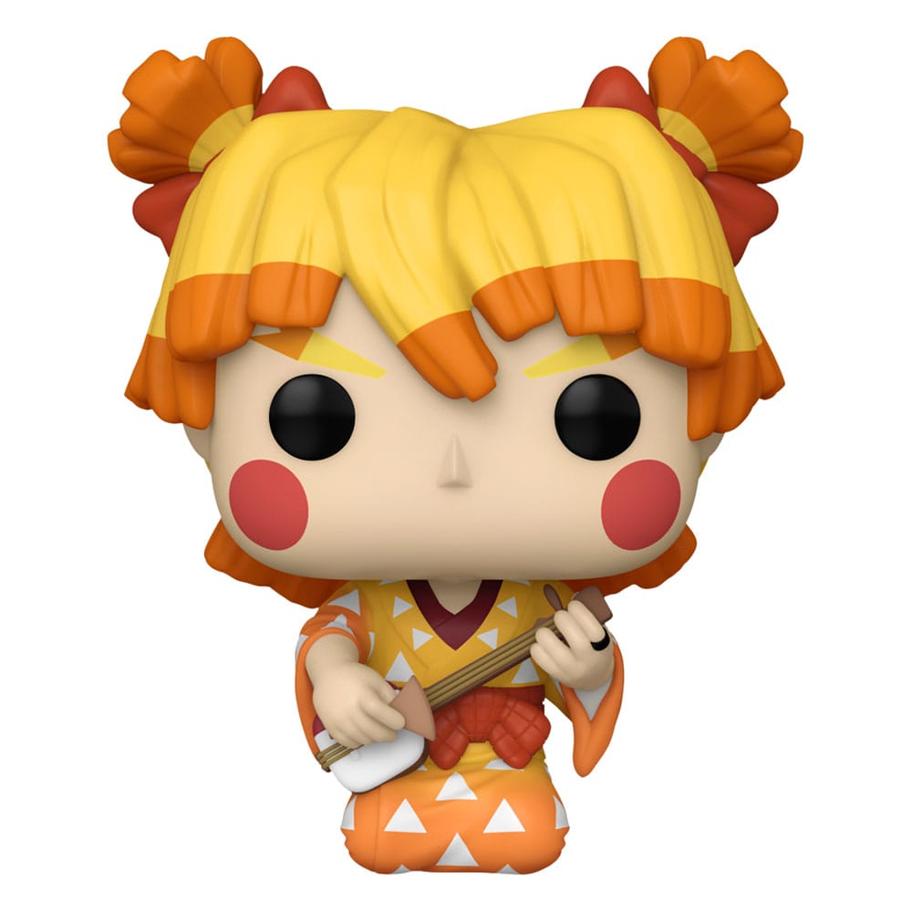 ZENITSU (KIMONO) DEMON SLAYER: KIMETSU NO YAIBA ANIMATION FUNKO POP. Figura de vinilo de la línea 'POP!', tamaño aprox. 9 cm. Este habilidoso guerrero está en busca de información sobre la última amenaza demoníaca. Amplía tu colección de Demon Slayer y expande tu colección de Pop! Anime despertando la fuerza de este hábil luchador. La figura de vinilo tiene una altura aproximada de 9.8 cm y está meticulosamente diseñada para capturar la esencia de Zenitsu Agatsuma en su traje tradicional japonés. Con su valentía y habilidades en combate, esta figura Pop! es una adición imprescindible para cualquier fan de Demon Slayer. Zenitsu Agatsuma es conocido por su determinación y su destreza en la lucha contra las fuerzas demoníacas, y esta figura lo representa perfectamente. Ya sea que la exhibas en tu estantería o la uses para recrear emocionantes escenas del anime, Pop! Zenitsu Agatsuma seguramente se destacará como una pieza central de tu colección.
