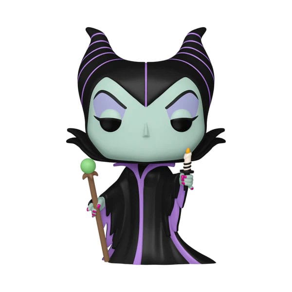 MALEFICA W/CANDLE LA BELLA DURMIENTE 65TH ANNIVERSARY DISNEY FUNKO POP. Figura de vinilo de la línea 'POP!', tamaño aprox. 9 cm. En celebración del 65 aniversario de La Bella Durmiente de Disney! Con una vela en la mano, Malefica llega para agregar un toque de misterio y elegancia a tu exhibición. Esta figura captura la esencia imponente y poderosa de la Señora del Mal, mientras que la vela arroja una luz siniestra sobre su presencia. Con aproximadamente 11.1 cm de altura, esta figura es una adición imprescindible para cualquier fanático de Disney que desee conmemorar este clásico animado. La figura de Malefica W/Candle es una invitación a sumergirse en el encantador mundo de Sleeping Beauty y revivir la magia de esta querida película. Desde su expresión amenazadora hasta los detalles intrincados de su diseño, esta figura captura perfectamente el aura de Maleficent y su papel como antagonista en la historia. Colócala en tu estantería y deja que su presencia añada un toque de oscuridad y drama a tu colección de Disney.