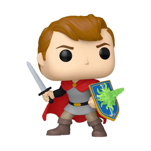 PRINCE PHILLIP LA BELLA DURMIENTE 65TH ANNIVERSARY DISNEY FUNKO POP. Figura de vinilo de la línea 'POP!', tamaño aprox. 9 cm. Celebra el 65 aniversario de La Bella Durmiente de Disney con la figura Pop! Vinyl del príncipe Phillip. Con la espada desenvainada y el escudo en alto, el príncipe Phillip está listo para enfrentarse a Maleficent en su forma de dragón y rescatar a su verdadero amor, la princesa Aurora. Esta figura captura el momento emocionante y épico en el que el príncipe lucha valientemente contra las fuerzas del mal para salvar el reino y a su amada. Con aproximadamente 9.9 cm de altura, esta figura Pop! Disney es el complemento perfecto para cualquier colección de fanáticos de Disney. Ya sea que seas un aficionado de La Bella Durmiente desde hace mucho tiempo o estés descubriendo la magia de esta película clásica, esta figura de Prince Phillip te transportará instantáneamente al mundo encantado de los cuentos de hadas de Disney. ¡Agrega un toque de aventura y romance a tu hogar al reunir a Prince Phillip y Princess Aurora en tu colección! Con su diseño detallado y su expresión determinada, la figura Pop! Prince Phillip es una representación encantadora del valiente príncipe que lucha por el amor verdadero. 