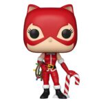 CATWOMAN DC COMICS HOLIDAY '24 FUNKO POP Figura de vinilo de la línea 'POP!', tamaño aprox. 9 cm. Esta figura parte de la colección Holiday '24, captura a la icónica ladrona en un traje festivo especial, listo para integrarse en las celebraciones navideñas. Con detalles cuidados y un toque alegre, esta figura promete ser una excelente adición a cualquier colección de DC Comics, destacando el lado más festivo de uno de los personajes más icónicos del universo de Batman.