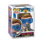 ZACK SALVADOS POR LA CAMPANA 30TH ANNIVERSARY FUNKO POP. Figura de vinilo de la línea 'POP!', tamaño aprox. 9 cm. Celebra el 30 aniversario de la icónica serie con esta exclusiva figura de Funko POP! de Zack Morris. Con una altura de 9 cm, esta vibrante figurita de vinilo captura la esencia del querido personaje de Salvados por la campana. Un artículo imprescindible para cualquier fan, muestra un detalle meticuloso y un diseño colorido. Añade un toque de nostalgia a tu colección con esta pieza única, perfecta para los entusiastas de la televisión de los 90 y coleccionistas de figuras Funko POP!. Es un regalo ideal o una adición a tu estantería, simbolizando una era memorable en la historia de la televisión.