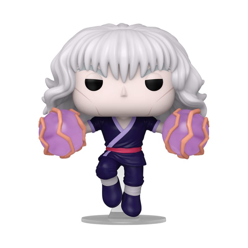 SILVA ZOLDYCK HUNTER X HUNTER FUNKO POP. Figura de vinilo de la línea 'POP!', tamaño aprox. 9 cm.  Esta figura de vinilo, que mide 9 cm de alto, representa a Silva Zoldyck, el líder de la famosa familia de asesinos, en todo su esplendor. Funko capturó los rasgos distintivos de Silva, desde su cabello plateado hasta su mirada penetrante, así como su tradicional traje morado. Ubicada en una jardinera, esta figura es una adición imprescindible para coleccionistas y fanáticos de la serie, ya que muestra uno de los personajes más poderosos del universo Hunter x Hunter. Silva Zoldyck es el jefe del temible Familia Zoldyck, reconocida en el mundo de Hunter x Hunter por su experiencia en asesinatos. Dotado de una fuerza sobrehumana y un dominio excepcional del Nen, Silva es un luchador temido, capaz de derrotar a los enemigos más poderosos. A pesar de su papel de padre estricto, Silva muestra un profundo respeto por sus hijos, especialmente por Killua, a quien entrena para convertirse en un asesino de élite. Esta figura captura la majestuosidad y autoridad de Silva, ofreciendo una visión del poder puro que encarna dentro de la serie.