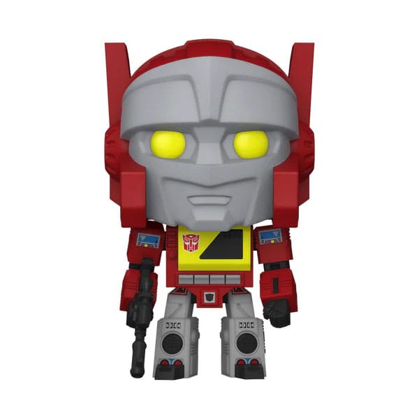 BLASTER TRANSFORMERS: RETRO SERIES FUNKO POP. Figura de vinilo de la línea 'POP!', tamaño aprox. 9 cm. Vive la nostalgia con la Figura de Vinilo Blaster de la Transformers Retro Series POP! TV. Con un diseño compacto de aproximadamente 9 cm, esta figura captura la esencia clásica del personaje Blaster, famoso por su papel en la serie Transformers. Fabricada por Funko, esta figura presenta un acabado en vinilo de alta calidad que resalta sus vibrantes colores rojo y gris, junto con detalles precisos como sus ojos amarillos brillantes y emblemas característicos. Sus dimensiones de 11,6 x 16,4 x 9,2 cm y un peso ligero de 155 gramos, la hacen ideal para exhibirla en cualquier colección de figuras de acción. Perfecta para fans de todas las edades, esta figura es un complemento imprescindible para cualquier entusiasta de Transformers o coleccionista de figuras POP.