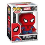 SPIDER-MAN MARVEL 8-BIT FUNKO POP. Figura de vinilo de la línea 'POP!', tamaño aprox. 9 cm. Explora el mundo de los videojuegos retro con esta figura de vinilo Spider-Man 8-Bit, cuidadosamente diseñada por Funko. Con un tamaño de aproximadamente 9 cm, esta figura destaca por su singular diseño pixelado, que recuerda a los clásicos videojuegos de 8 bits. El personaje, con su característico traje rojo y azul, es una pieza esencial para cualquier coleccionista de Marvel. Fabricada con materiales de alta calidad, esta figura no solo es llamativa, sino también duradera.