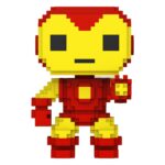 IRON MAN MARVEL 8-BIT FUNKO POP. Figura de vinilo de la línea 'POP!', tamaño aprox. 9 cm. La figura de vinilo Funko POP! de Iron Man en estilo 8-Bit es una auténtica joya para los coleccionistas y amantes del universo Marvel. Con un diseño pixelado que recuerda a los videojuegos clásicos, esta figura de aproximadamente 9 cm captura la esencia del icónico superhéroe. Presenta colores vibrantes, con un amarillo y rojo distintivos que reflejan fielmente el traje de Iron Man. Fabricada en vinilo de alta calidad por Funko, esta figura no solo es resistente sino también una pieza estética que destaca en cualquier colección. Sus medidas de 9,4 x 11,6 x 16,2 cm y un peso ligero de 170 gramos la hacen ideal para exhibir en estanterías o vitrinas. Además, su embalaje detallado añade un toque especial para quienes prefieren mantenerla en su caja. Sin duda, una adición imprescindible para los seguidores de Marvel.