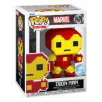 IRON MAN MARVEL 8-BIT FUNKO POP. Figura de vinilo de la línea 'POP!', tamaño aprox. 9 cm. La figura de vinilo Funko POP! de Iron Man en estilo 8-Bit es una auténtica joya para los coleccionistas y amantes del universo Marvel. Con un diseño pixelado que recuerda a los videojuegos clásicos, esta figura de aproximadamente 9 cm captura la esencia del icónico superhéroe. Presenta colores vibrantes, con un amarillo y rojo distintivos que reflejan fielmente el traje de Iron Man. Fabricada en vinilo de alta calidad por Funko, esta figura no solo es resistente sino también una pieza estética que destaca en cualquier colección. Sus medidas de 9,4 x 11,6 x 16,2 cm y un peso ligero de 170 gramos la hacen ideal para exhibir en estanterías o vitrinas. Además, su embalaje detallado añade un toque especial para quienes prefieren mantenerla en su caja. Sin duda, una adición imprescindible para los seguidores de Marvel.