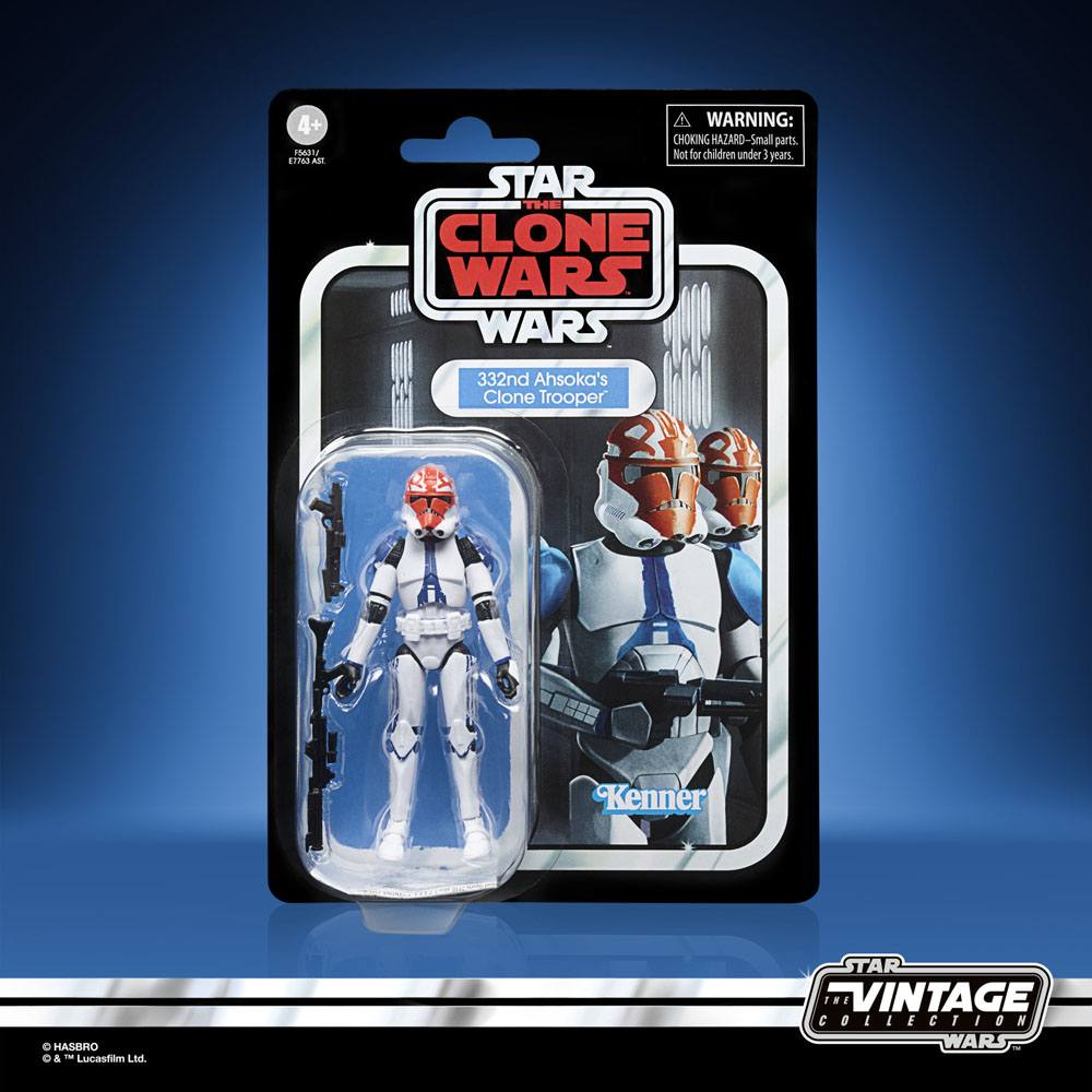 Ahsoka's clone trooper vintage collection star wars the clone wars. Los soldados clon de la república representaban la nueva forma de hacer la guerra en la galaxia y eran el grueso de las nuevas fuerzas militares de la república. El conflicto galáctico que los vio aparecer por primera tomó el nombre de sus filas. Con su diseño y detalles premium y múltiples puntos de articulación, esta figura a escala de 9,5 cm de la colección vintage de star wars es un regalo perfecto para los fans y coleccionistas de star wars.