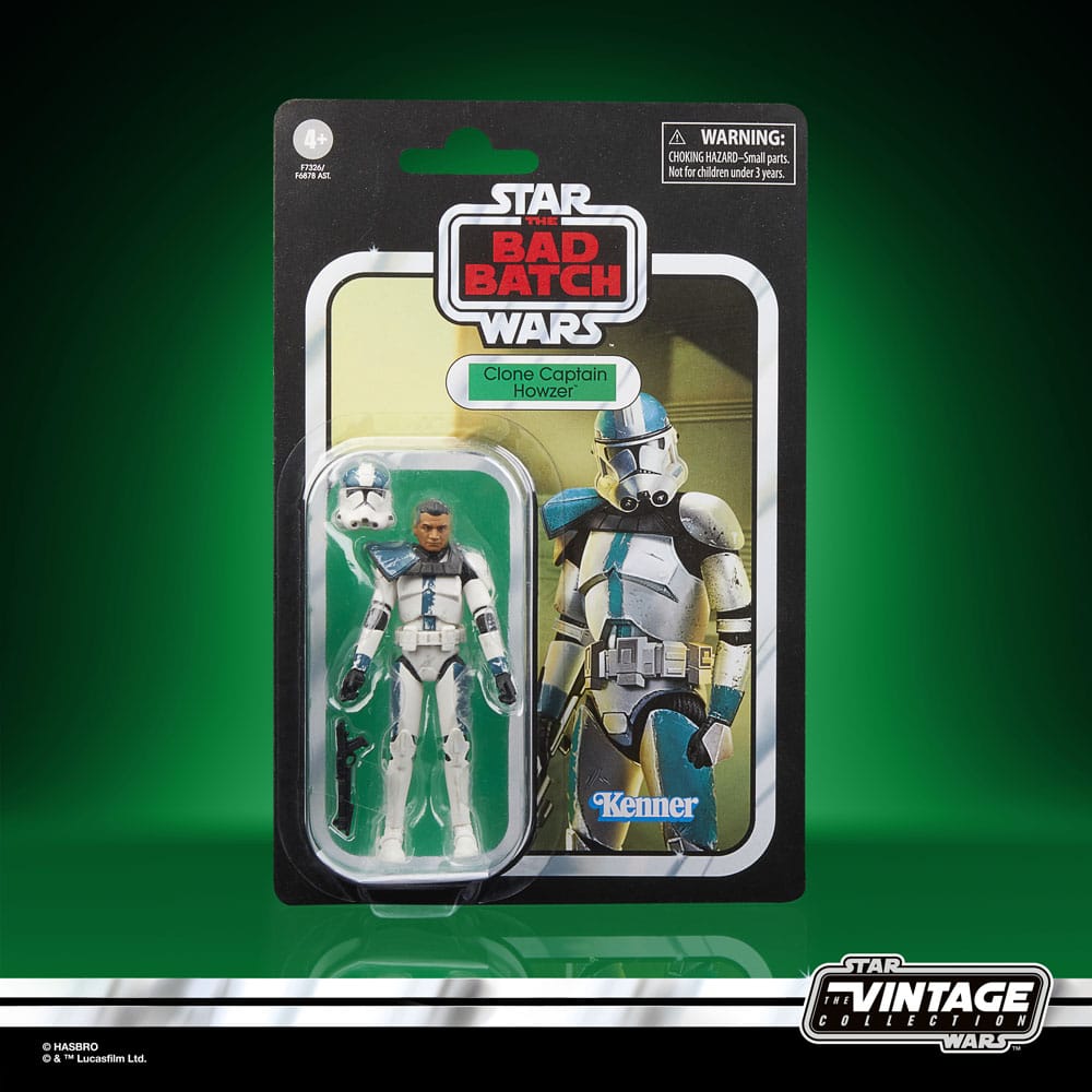 Captain howzer vintage collection star wars episode vi 40th anniversaey. Desplegado en ryloth por la república durante la guerra de los clones, ahora el capitán clon howzer sirve al imperio en el planeta y ha prometido proteger y defender a su pueblo. Celebra el legado de star wars, la emocionante saga espacial de una galaxia muy, muy lejana, con las figuras y vehículos premium a escala de 9,5 cm de star wars la colección vintage. Las figuras de acción cuentan con diseño y detalles premium, incluyendo los embalajes, además del decorado inspirado en la ficción con calidad de artículo de colección que los fans tanto aprecian. Con detalles realistas y múltiples puntos de articulación inspirados en star wars: la remesa mala, esta figura coleccionable de capitán clon howzer a escala de 9,5 cm, de star wars la colección vintage, es un gran regalo para los fans y coleccionistas de star wars.