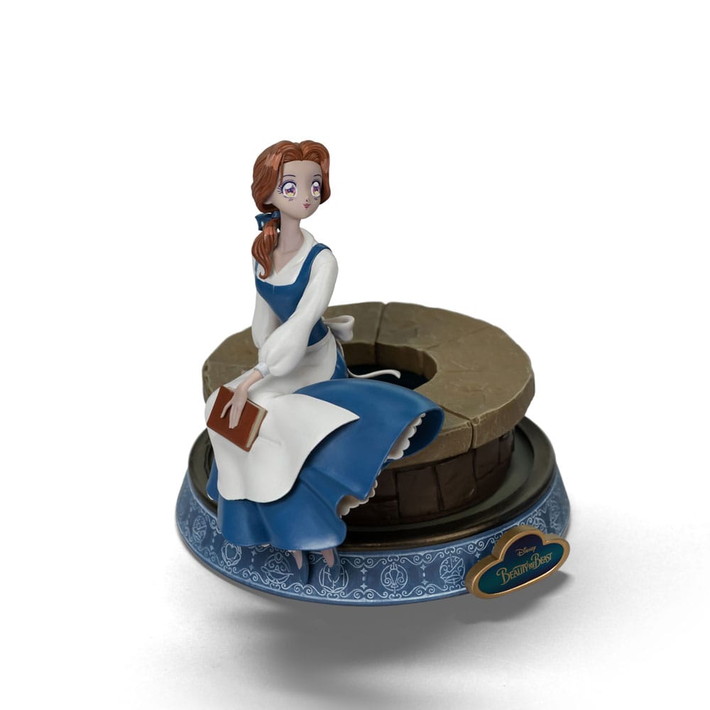 BELLE DISNEY ESTATUA ANIME PRINCESS. Fabricada en PVC de alta calidad y meticulosamente pintada a mano, esta pieza coleccionable destaca su belleza e independencia con exquisitos detalles.