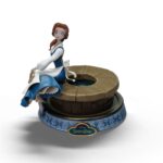 BELLE DISNEY ESTATUA ANIME PRINCESS. Fabricada en PVC de alta calidad y meticulosamente pintada a mano, esta pieza coleccionable destaca su belleza e independencia con exquisitos detalles.