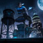 NIGHTWING DC COMIC ART SCALE 1/10.  Captura la acrobacia elegante y el porte seguro de Dick Grayson con un esculpido que define musculatura, paneles del traje y los icónicos bastones escrima. Realizada en polystone con posibles piezas en resina, PVC, metal y tela, luce acabado pintado a mano que aporta profundidad a las texturas y un sombreado nítido en azules y negros. En escala 1/10 y con aprox. 27 cm de altura sobre base, ofrece presencia sólida sin ocupar en exceso, perfecta para coronar una vitrina del universo Batman. Producto oficialmente licenciado, estable y bien equilibrado, pensado para quienes buscan una pieza con calidad tangible, fidelidad al personaje y un look contemporáneo que destaca desde cualquier ángulo.