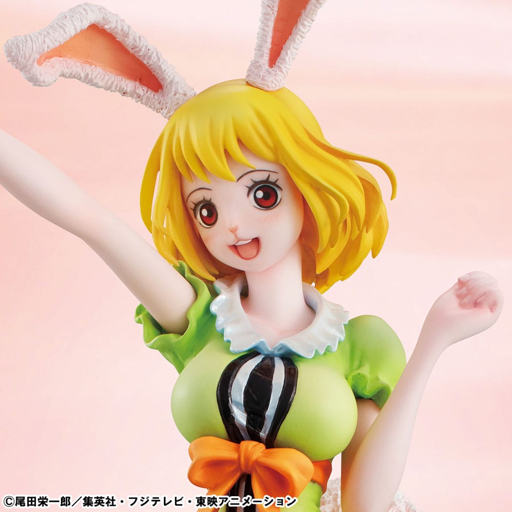 Carrot limited edition one piece excellent model p. O. P. Estatua de carrot de la serie ´one piece´. Modelo de la línea ´excellent model p. O. P. ´ de megahouse. Fabricada en pvc, mide un tamaño de aprox. 21 cm. Viene con accesorios en una caja con ventana.