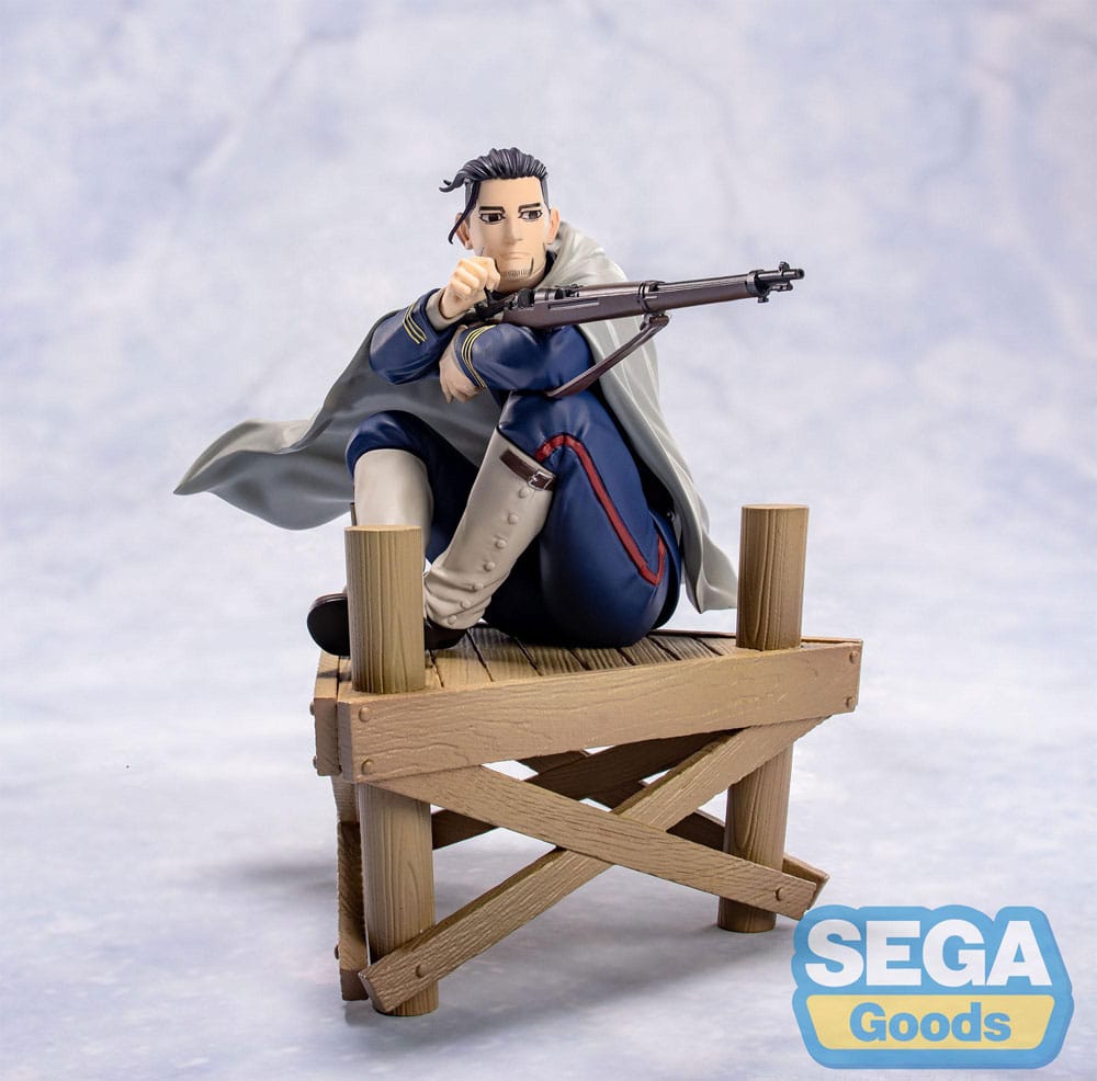 Hyakunosuke ogata golden kamuy estayua pvc xross link anime.  en el duro e implacable mundo de golden kamuy, ambientada en la era meiji de japón, hyakunosuke ogata se destaca como una figura ambigua y mortal. Ex francotirador del ejército imperial con una precisión inigualable, opera en las sombras, guiado únicamente por el interés propio y el frío pragmatismo. Tranquilo y calculador, ogata sigue siendo un personaje moralmente complejo, tanto traidor como superviviente. Como hijo ilegítimo de un oficial de alto rango, ogata ha cortado lazos tanto con la familia como con la nación. Su participación en la mortal búsqueda del tesoro ainu lo coloca en medio de una red de manipulación y traición. En el anime, sus escenas están marcadas por un silencio espeluznante, una mirada penetrante y una puntería letal. Esta figura lo captura en una pose característica: agachado sobre una plataforma de madera, apuntando por las miras de su largo rifle. Su capa se eleva ligeramente detrás de él y su expresión enfocada dice mucho sobre su resolución mortal. Su cabello peinado hacia atrás y su lenguaje corporal preciso completan la representación de este cazador silencioso. Fabricada en pvc y con una altura de unos 13 cm, la figura presta especial atención a los detalles, desde la veta de la base de madera hasta los pliegues de su uniforme y la fina escultura del rifle. Es una representación fiel que encarna la fría intensidad de ogata.