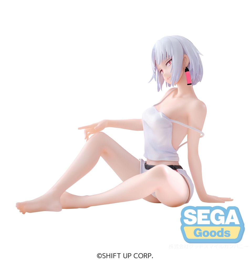 Drake yumemirize goddess of victory: nikke estatua pvc. Sumérgete en el mundo de goddess of victory: nikke con esta impresionante figura de drake, miembro del equipo de combate especializado. Esta figura de pvc, de aproximadamente 10 cm de altura, forma parte de la colección yumemirize de sega, conocida por sus poses elegantes y delicadas. Drake aparece aquí en una pose relajada y seductora, sentada y ligeramente inclinada hacia atrás. Su carismático aura y su intensa mirada captan inmediatamente la atención, enfatizando su naturaleza poderosa y misteriosa. Vestida con un ligero traje blanco, la figura destaca los rasgos distintivos de drake, incluyendo su corto cabello plateado y sus sofisticados accesorios de combate, reflejando su papel en el videojuego. Los detalles de la figura están meticulosamente elaborados, desde los pliegues de su ropa hasta su expresión facial segura y atrevida. A pesar de su tamaño compacto de 10 cm, esta pieza es un verdadero tesoro para cualquier fan de goddess of victory: nikke, ya que combina la estética y el acabado de calidad típicos de los productos de sega.