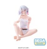 DRAKE YUMEMIRIZE GODDESS OF VICTORY: NIKKE ESTATUA PVC. Sumérgete en el mundo de Goddess of Victory: Nikke con esta impresionante figura de Drake, miembro del equipo de combate especializado. Esta figura de PVC, de aproximadamente 10 cm de altura, forma parte de la colección Yumemirize de SEGA, conocida por sus poses elegantes y delicadas. Drake aparece aquí en una pose relajada y seductora, sentada y ligeramente inclinada hacia atrás. Su carismático aura y su intensa mirada captan inmediatamente la atención, enfatizando su naturaleza poderosa y misteriosa. Vestida con un ligero traje blanco, la figura destaca los rasgos distintivos de Drake, incluyendo su corto cabello plateado y sus sofisticados accesorios de combate, reflejando su papel en el videojuego. Los detalles de la figura están meticulosamente elaborados, desde los pliegues de su ropa hasta su expresión facial segura y atrevida. A pesar de su tamaño compacto de 10 cm, esta pieza es un verdadero tesoro para cualquier fan de Goddess of Victory: Nikke, ya que combina la estética y el acabado de calidad típicos de los productos de SEGA.