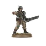 ASTRA MILITARUM: CADIAN SHOCK TROOPS WARHAMMER 40,000. Soldados natos, las Tropas de Choque de Cadia están entrenadas para el servicio militar desde el momento en que pueden empuñar un rifle. Largos años de rigurosos ejercicios de tiro los han convertido en expertos tiradores, hábiles tanto en la defensa como en el ataque. Muchos consideran que las Tropas de Choque de Cadia son los soldados imperiales ideales, inspirando a innumerables regimientos. Con este kit de plástico multicomponente puedes montar 10 Tropas de Choque de Cadia, el núcleo de muchos regimientos del Astra Militarum. Cada Soldado de Choque está armado con granadas de fragmentación y un rifle láser, dirigido por un Sargento armado con un rifle automático alimentado por tambor o una espada sierra con una pistola láser o bólter. El kit también incluye una variedad de armas especiales para equipar a tus Soldados de Choque: un lanzallamas, un lanzagranadas, una pistola de fusión y una pistola de plasma, así como un vocotransmisor para las comunicaciones en el campo de batalla. También encontrarás un montón de opciones estéticas para garantizar que no haya dos escuadras de Tropas de Choque iguales, incluidas variantes de poses, más de 20 cabezas diferentes, sacos de arena, cuchillos de combate, una pala, un casco de repuesto y muchos sacos de dormir. Este kit consta de 131 piezas de plástico y se suministra con 10 peanas redondas Citadel de 25 mm. También incluye una hoja de calcomanías de infantería del Astra Militarum, con 597 calcomanías con números, marcas de escuadra y heráldica del regimiento de Cadia. Estas miniaturas se suministran sin pintar y requieren montaje; recomendamos usar pegamento para plástico Citadel y pinturas Citadel Colour.