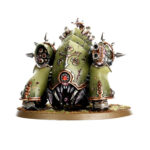 DEATH GUARD: MYPHITIC BLIGHT-HAULER WARHAMMER 40,000. Mientras eructan gases hediondos que inundan el aire, los Cargaplagas Mefíticos usan su movilidad todoterreno y su armamento pesado para cazar tanques enemigos y proporcionar fuego de apoyo incluso en los entornos más peligrosos. Si el enemigo se acerca demasiado, estos Ingenios daemónicos se le echan encima con fauces dentadas y rociadas de bilis. Con este kit multicomponente de plástico puedes montar un Cargaplagas Mefítico, un ingenio daemónico corrompido para tus ejércitos de la Guardia de la Muerte de Warhammer 40,000. Este vehículo rápido y ligero es una desagradable combinación de máquina y carne pútrida. Es ideal para encargarse de los vehículos enemigos con sus fauces rechinantes, cañón de fusión, lanzamisiles y la terrible bilis que emana a borbotones del fondo de sus calderas gástricas. El kit contiene 13 piezas de plástico y 1 peana redonda Citadel de 80 mm con agujeros hexagonales. Esta miniatura de encaje a presión puede montarse sin pegamento y se proporciona sin pintar. Recomendamos usar pinturas Citadel Colour.