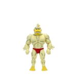 STUMP WRESTLING ACE DUCK TEENAGE MUTANT NINJA TURTLES ARCHIE COMICS. Ace Duck, personaje secundario de culto del universo Tortugas Ninja, reaparece aquí en su versión Stump Wrestling, inspirada en los famosos combates intergalácticos del multiverso TMNT. Este carismático luchador antropomórfico adopta aquí el aspecto de un guerrero samurái, listo para luchar en la arena con estilo y poderío. La figura representa a Ace Duck con un atuendo inspirado en el Japón feudal, con un kimono azul y negro, un cinturón rojo atado a la cintura y una espada enfundada. Su complexión robusta está perfectamente representada, con brazos musculosos, patas palmeadas y un feroz rostro de pato con colmillos visibles. Todo ello se acentúa con una capa de tela marrón y una variedad de accesorios evocadores. El conjunto incluye varias manos intercambiables, una antorcha esculpida, un escudo redondo y una gran capa flexible para variar las poses. Los detalles están cuidados al máximo: nervaduras en las alas, texturas del kimono, funda realista. La articulación fluida permite colocarlo en poses de combate o de parada. Con sus 18 cm, esta figura de NECA combina un guiño retro con una ejecución moderna. Una pieza ideal para los coleccionistas de la gama TMNT que quieran enriquecer su exposición con variantes originales y cuidadas.