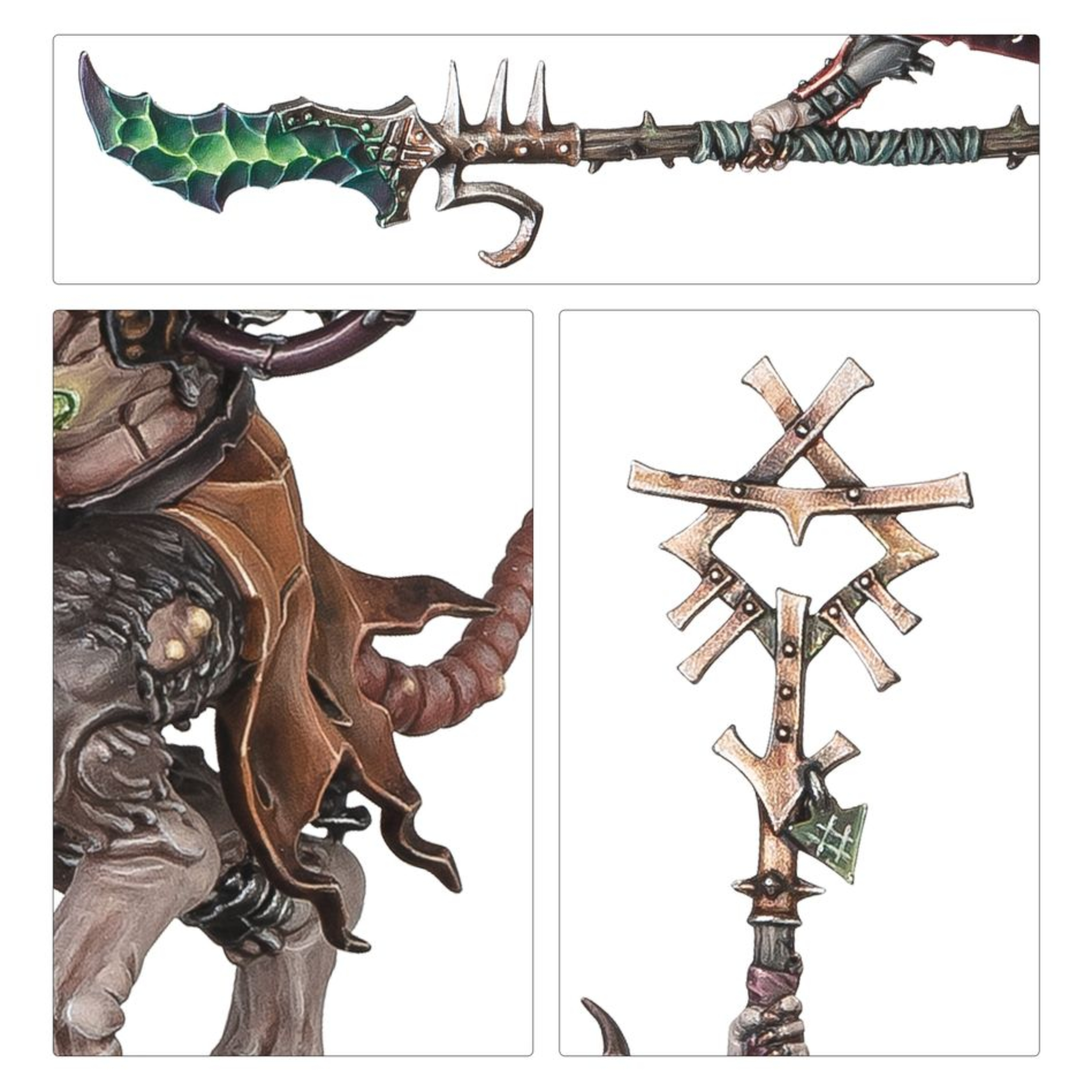WARHAMMER AGE OF SIGMAR: CAJA DE INICIO DE PUNTA DE LANZA (ESPAÑOL) Warhammer age of sigmar: caja de inicio de punta de lanza (español). La era de sigmar es una era de guerra sin fin. Durante siglos, los formidables forjados en la tormenta han luchado contra las fuerzas del mal, pero ahora parece haber llegado la hora de la ruina con incontables hordas de escurridizos skaven inundando los reinos mortales. Tan poderoso es su armamento arcano que el dios rey sigmar ha enviado a sus guerreros más poderosos para frenar la marea. A la cabeza de esta resplandeciente hueste marchan las cámaras de perdición, guerreros que han muerto tantas veces que se parecen más a armas vivientes que a los humanos que protegen. Este set es perfecto para empezar con warhammer age of sigmar, un apasionante universo de fantasía del que puedes formar parte coleccionando ejércitos, pintándolos y combatiendo con tus amistades. El manual de 72 páginas contiene todo lo que necesitas para empezar con todos los aspectos de este emocionante hobby; aprenderás a montar y pintar tus miniaturas, descubrirás el universo al que pertenecen y disputarás con ellas emocionantes batallas. También incluye el libro punta de lanza: fuego y jade, que contiene todas las reglas adicionales que necesitas para jugar al vertiginoso modo de juego punta de lanza, junto con un tapete de juego de dos caras en el que jugar tus partidas de punta de lanza. Incluso encontrarás dos fuerzas completas de punta de lanza, para que te lances a jugar partidas tácticas e intensas desde el primer momento.