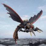 MEGAGUIRUS GODZILLA VS MEGAGUIRUS SH MONSTER ARTS. En el universo de Godzilla, Megaguirus es un temible kaiju nacido de la evolución de Meganulon y Meganula. Este monstruo alado, parecido a un insecto, es rápido y agresivo, y drena la energía de sus enemigos para desatar un poder devastador. Con su diseño insectoide y sus enormes alas, Megaguirus destaca como uno de los enemigos más singulares de Godzilla. El «Evolution Set» de la línea S.H. MonsterArts captura el ciclo de vida completo de la criatura. Incluye varias figuras de Meganulon y Meganula, junto con Megaguirus en su forma adulta, representado en pleno vuelo sobre un soporte transparente. El set permite a los coleccionistas recrear la progresión del monstruo desde la larva que se arrastra hasta la destructiva etapa final. La figura principal de Megaguirus presenta texturas finamente esculpidas, un cuerpo detallado y alas extendidas con llamativos reflejos rojos y negros. Las criaturas más pequeñas están cuidadosamente elaboradas para complementar la exposición, mientras que la base transparente realza la impresión de movimiento aéreo. Con una altura aproximada de 21 cm, este set de PVC pertenece a la serie S.H. MonsterArts de Bandai, famosa por su precisión y sus acabados de alta calidad. Es una pieza imprescindible tanto para los entusiastas de los kaiju como para los fans de Godzilla.