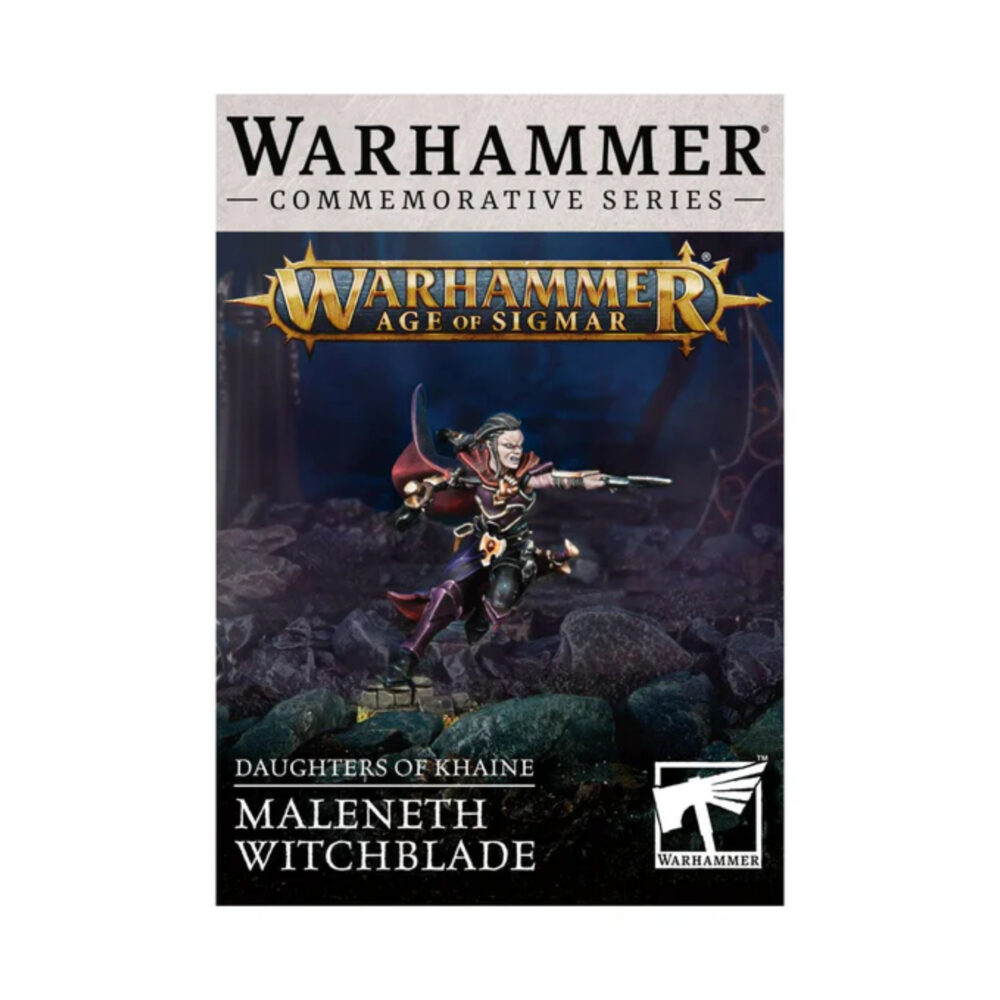 NIGHTHAUNT DICE WARHAMMER AGE OF SIGMAR. Maleneth Filobrujo fue entrenada como asesina por las Hijas de Khaine, aunque ahora trabaja como agente de la Orden de Azyr. Acompaña al legendario héroe duardin, Gotrek Gurnisson, en su viaje por los Reinos Mortales. Con este kit multicomponente de plástico puedes montar a Maleneth Filobrujo, una asesina letal que podrás usar en tus partidas de Warhammer Age of Sigmar. Si has leído Gitslayer, Soulslayer y Ghoulslayer, sabrás que, como experta con la daga, se ha ganado a pulso esa fama de letal. Lleva a Maleneth al tablero, donde podrá seguir acabando con decenas de enemigos y escribir su propia saga. El kit contiene 10 piezas de plástico y 1 peana redonda Citadel de 32 mm. La miniatura se proporciona sin montar ni pintar. Recomendamos usar pegamento para plástico Citadel y pinturas Citadel Colour.