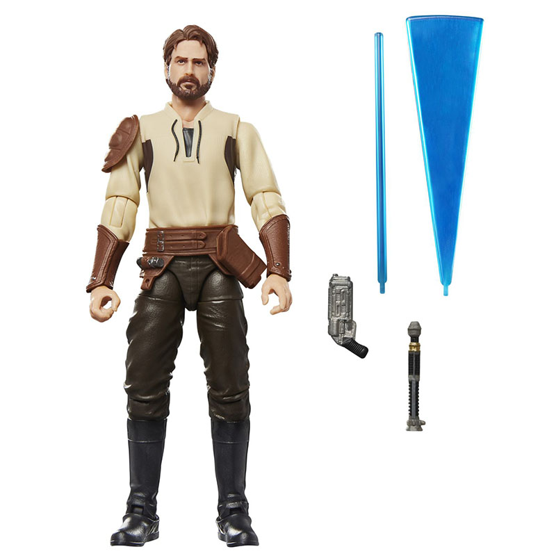 KYLE KATARN BLACK SERIES STAR WARS DARK FORCES Kyle katarn black series star wars dark forces. Hasbro presenta dentro de su colección the black series gaming greats la figura premium de kyle katarn, basada en la aparición de su personaje en el videojuego clásico "star wars: dark forces". Mide 15 cm y cuenta con múltiples puntos de articulación y detalles realistas. Incluye 1x sable de luz azul con efectos de combate intercambiables y 1x bláster. Se presenta en una caja con ventana decorada con ilustraciones del personaje. Unidades limitadas.