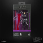 SEVENTH SISTER INQUISITOR BLACK SERIES STAR WARS REBELS. Hasbro añade a su línea The Black Series la figura premium de la Séptima Hermana Inquisidora, inspirada en la apariencia de su personaje de la serie animada "Star Wars Rebels". Esta figura articulada de 15 cm de altura presenta un esculpido fiel al personaje, con detalles y acabados de alta calidad. Incluye 1x casco removible, 1x sable de luz rojo doble con efectos de combate, 1x máscara y 1x droide rastreador ID9. Se presenta en un embalaje tipo caja con ventana y diseño inspirado en el personaje. UNIDADES LIMITADAS.