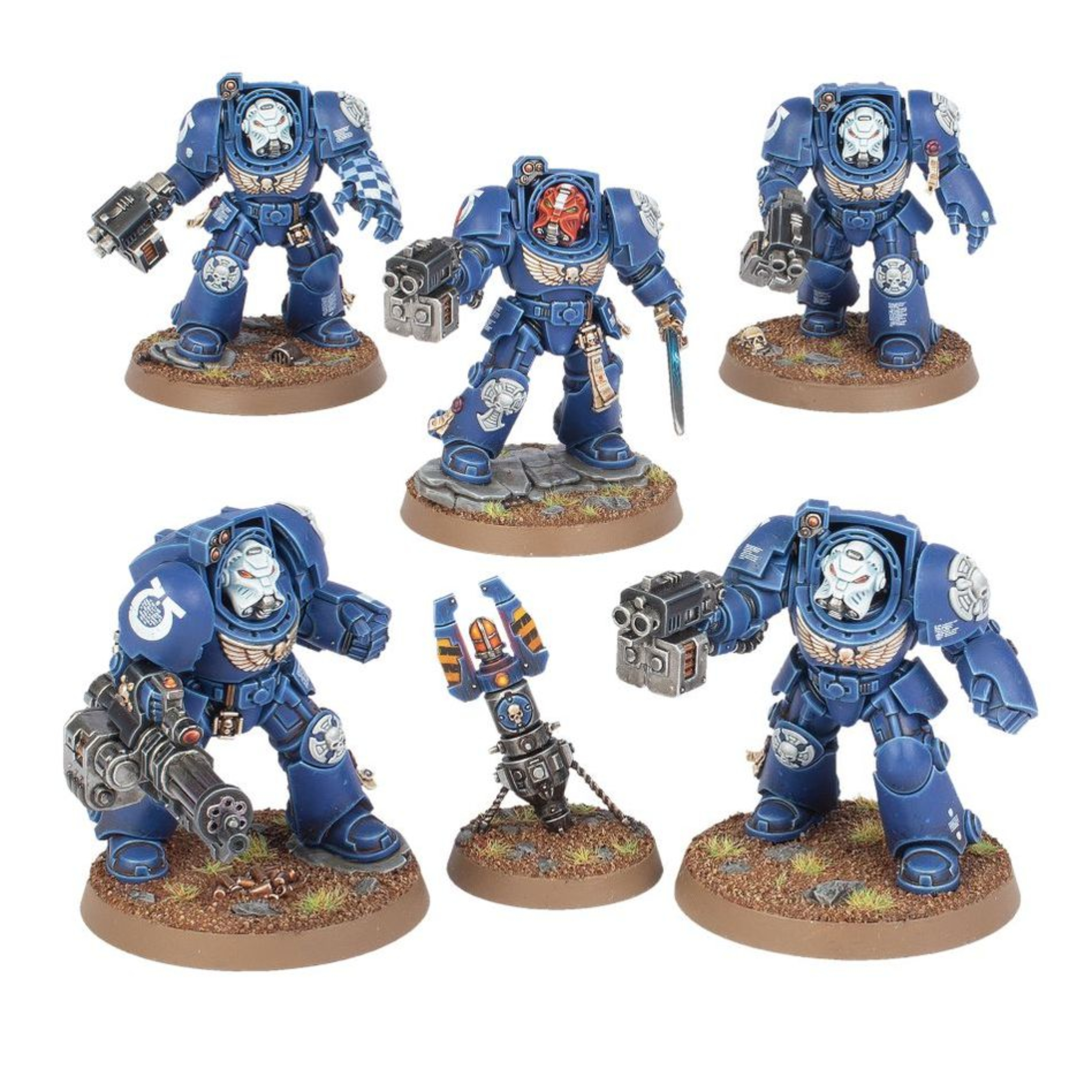 WARHAMMER 40,000: CAJA DE INICIO (ESPAÑOL) Warhammer 40,000: caja de inicio (español). En el despiadado universo del lejano futuro solo hay guerra. En los dispersos mundos del imperium de la humanidad, en la galaxia asediada por tormentas disformes y conflicto sin fin, los ejércitos de la humanidad luchan por sobrevivir. El imperium está al borde de la aniquilación tras la aparición de las flotas colmena tiránidas procedentes del frío vacío interestelar. Los marines espaciales son la última línea de defensa entre esta voraz amenaza alienígena y los atribulados mundos del reino imperial. Sumérgete en el 41. º milenio con la caja de inicio definitiva de warhammer 40,000, la cual te trae una experiencia introductoria completa con un montón de miniaturas, un campo de batalla sobre el que luchar, manuales de instrucciones y todos los dados que necesitas para jugar tus primeras partidas. Elige entre los superhumanos marines espaciales o los enjambres tiránidos, pásale la vara de mando del otro ejército a un colega o familiar y combate durante horas de apasionante entretenimiento. No hay mejor manera de dar tus primeros pasos en el fascinante mundo de warhammer 40,000. Esta caja es además también ideal para expandir tus colecciones ya existentes.