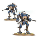 INMORTALS KNIGHTS: KNIGHTS ARMIGERS WARHAMMER 40,000. Los Helverines Armiger son veloces Caballeros que lanzan ráfagas de fuego pesado desde posiciones de flanqueo y puestos de vanguardia o mientras avanzan en emboscada. Entre sus funciones estratégicas clave se encuentran el fuego a discrección, de reconocimiento y de cobertura, usando sus cañones automáticos para disparar cientos de proyectiles por minuto. Una manada de estos ingenios de guerra es capaz de echar por tierra un asalto enemigo en cuestión de segundos. Con este kit multicomponente de plástico puedes montar dos Helverines Armiger (o dos Espadas de Guerra Armiger), bípodes veloces para incluirlos en tus ejércitos de Caballeros Imperiales de Warhammer 40,000 o desplegarlos como Desarraigados en tus ejércitos de Marines Espaciales, Astra Militarum, Adepta Sororitas, Adeptus Custodes, Adeptus Mechanicus o Agentes Imperiales. También puedes montarlos como Perros de la Guerra Cazadores o Perros de la Guerra Verdugos para incluirlos en tus ejércitos de Caballeros del Caos o desplegarlos como Descastados en tus ejércitos de Marines Espaciales del Caos, Guardia de la Muerte, Hijos del Emperador, Mil Hijos o Devoradores de Mundos. Los Helverines Armiger son veloces plataformas de armas capaces de encontrar la posición perfecta desde la que arrojar salvas devastadoras sobre el campo de batalla con sus cañones automáticos.