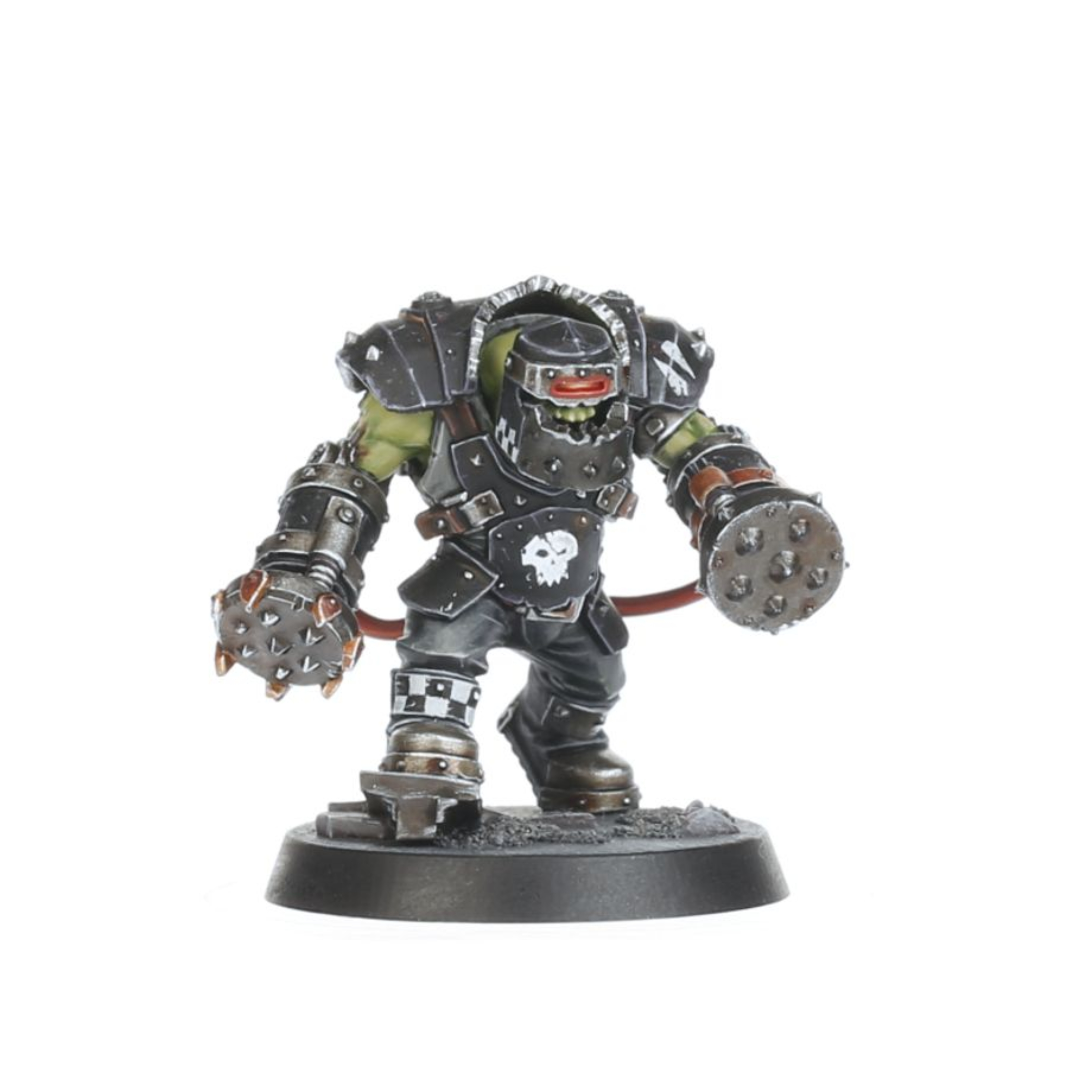 KILL TEAM WRECKA KREW (ESPAÑOL) Kill team wrecka krew (español). A los demoledorez les apasiona la destrucción, incluso para los estándares orkos. Salen en misiones de sabotaje o con el único fin de reducir a escombros lo que encuentren a su paso, y para ello se valen de cohetes y martillos con los que destrozan las máquinas enemigas y todo lo que se interponga en su camino. Con este kit multicomponente de plástico puedes montar ocho miniaturas de demoledorez. Estas miniaturas se pueden utilizar como agresivos agentes demoledorez en partidas de kill team o en un ejército de orkos para partidas de warhammer 40,000. El kit incluye distintas opciones de cabezas y accesorios para personalizar tu comando, además de componentes para montar especialistas como el brutal noble jefazo, el destructivo kobeteador petatankez, los prescindibles garrapatos bomba y muchos otros. Dentro de la caja también encontrarás una hoja con 38 marcadores de doble cara de demoledorez para que lleves fácilmente la cuenta de tu equipo y de los efectos en el juego en plena batalla. El kit contiene 129 piezas de plástico, 1 peana redonda citadel de 40 mm, 5 peanas redondas citadel de 32 mm y 2 peanas redondas citadel de 25 mm. Este set también incluye una hoja con 438 calcomanías al agua de gran calidad para que personalices tus miniaturas de orkos. Las miniaturas se proporcionan sin montar ni pintar. Recomendamos usar pegamento para plástico citadel y pinturas citadel colour.