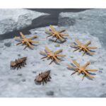 MEGAGUIRUS GODZILLA VS MEGAGUIRUS SH MONSTER ARTS. En el universo de Godzilla, Megaguirus es un temible kaiju nacido de la evolución de Meganulon y Meganula. Este monstruo alado, parecido a un insecto, es rápido y agresivo, y drena la energía de sus enemigos para desatar un poder devastador. Con su diseño insectoide y sus enormes alas, Megaguirus destaca como uno de los enemigos más singulares de Godzilla. El «Evolution Set» de la línea S.H. MonsterArts captura el ciclo de vida completo de la criatura. Incluye varias figuras de Meganulon y Meganula, junto con Megaguirus en su forma adulta, representado en pleno vuelo sobre un soporte transparente. El set permite a los coleccionistas recrear la progresión del monstruo desde la larva que se arrastra hasta la destructiva etapa final. La figura principal de Megaguirus presenta texturas finamente esculpidas, un cuerpo detallado y alas extendidas con llamativos reflejos rojos y negros. Las criaturas más pequeñas están cuidadosamente elaboradas para complementar la exposición, mientras que la base transparente realza la impresión de movimiento aéreo. Con una altura aproximada de 21 cm, este set de PVC pertenece a la serie S.H. MonsterArts de Bandai, famosa por su precisión y sus acabados de alta calidad. Es una pieza imprescindible tanto para los entusiastas de los kaiju como para los fans de Godzilla.