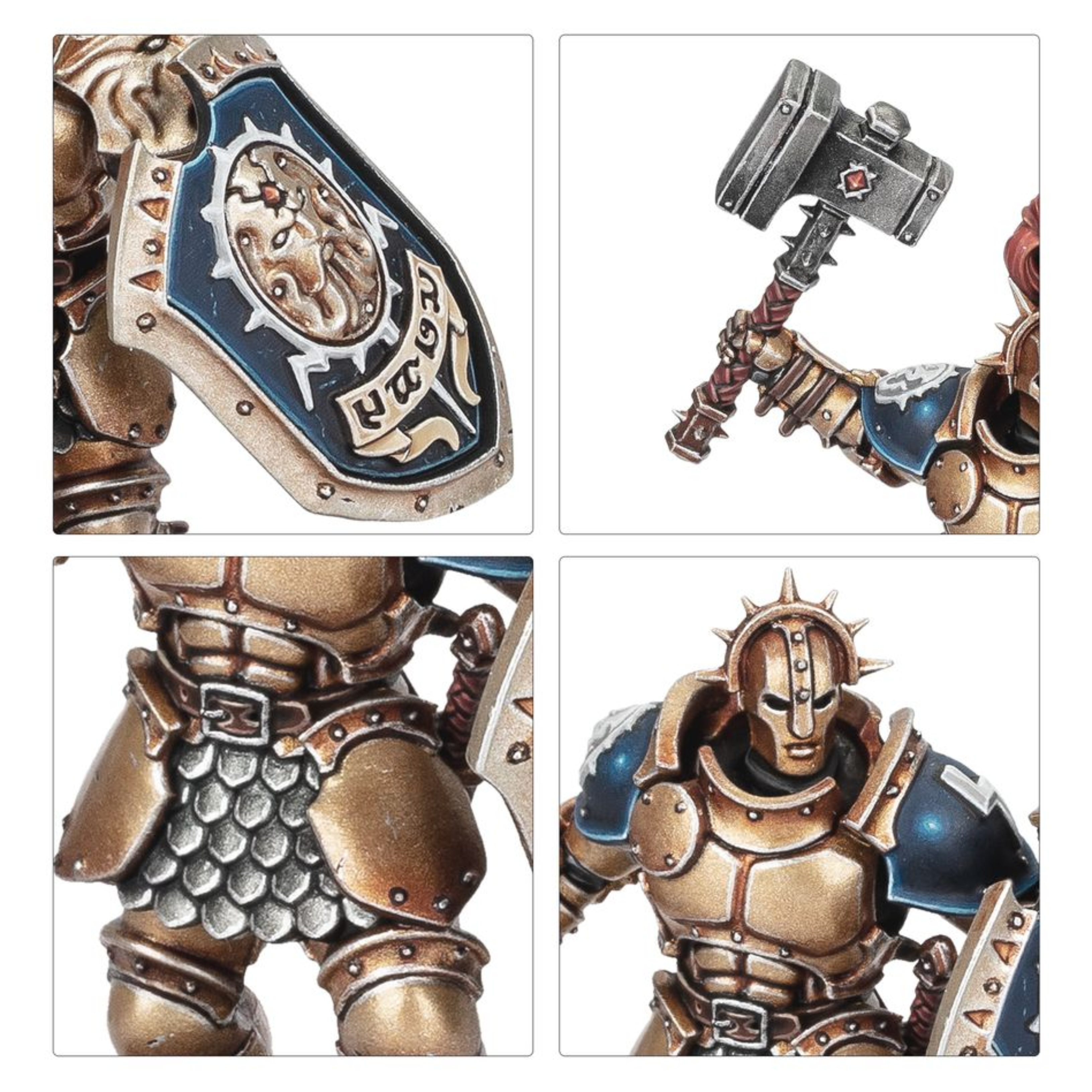 AGE OF SIGMAR: CAJA DE INICIO (ESPAÑOL) Age of sigmar: caja de inicio (español).  la era de sigmar es una era de guerra sin fin. Durante siglos, los formidables forjados en la tormenta han luchado contra las fuerzas del mal. Ahora se enfrentan a su momento más oscuro, con las malvadas hordas de los skaven amenazando con destruir los reinos mortales. Este set es ideal para empezar con warhammer age of sigmar, un apasionante universo de fantasía del que puedes formar parte coleccionando ejércitos, pintándolos y combatiendo con tus amistades. El manual de 64 páginas contiene todo lo que necesitas para empezar con todos los aspectos de este emocionante hobby; aprenderás a montar y pintar tus miniaturas, descubrir el universo al que pertenecen y disputar con ellas tus primeras batallas.