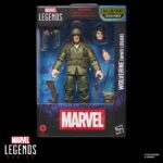 WOLVERINE WWII LOGAN X-MEN MARVEL LEGENDS SERIES (EXECUTIONER BAF). Hasbro añade a su colección Marvel Legends Series la figura de Wolverine (Lobezno en España) inspirada en su aspecto como Logan cuando combatió durante la Segunda Guerra Mundial en los cómics de Marvel. Esta figura articulada mide 15 cm y cuenta con un esculpido de alta calidad y más de 20 puntos de articulación para recrear poses dinámicas. Incluye 2x manos con garras, 1x mano adicional, 1x cabeza alternativa, 1x cuchillo, 1x bolso y 1x arma. Se presenta en una caja con ventana. UNIDADES LIMITADAS.