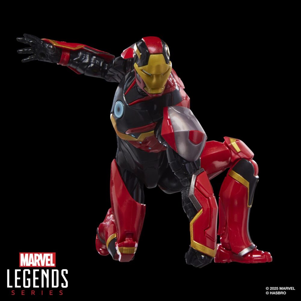 Iron man (mark 72) marvel legends series (executioner baf). Hasbro presenta dentro de la colección marvel legends series la figura articulada de iron man, con su armadura modelo mark 72 que tony stark creo a partir del cadáver de un celestial en los comics de marvel. Mide 15 cm e incluye 2x manos alternativas, 2x piezas para las muñecas, 2x efectos de repulsor, además de 1x cabeza y 1x hacha de una figura adicional. Colecciona el resto de personajes de esta serie para conseguir todas las piezas necesarias para montar la figura de executioner. Todo se presenta en una caja con ventana. Unidades limitadas.