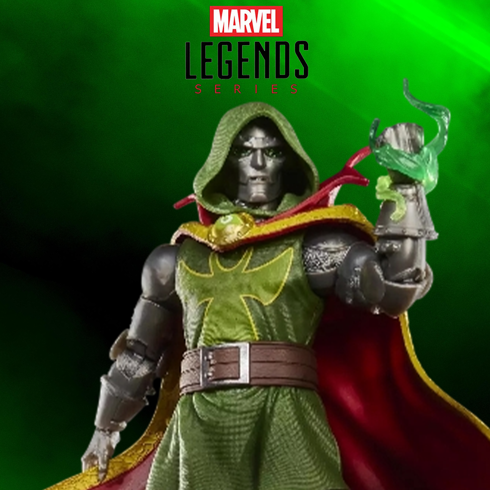Figura de acción articulada de 16 cm del personaje doctor doom de hasbro