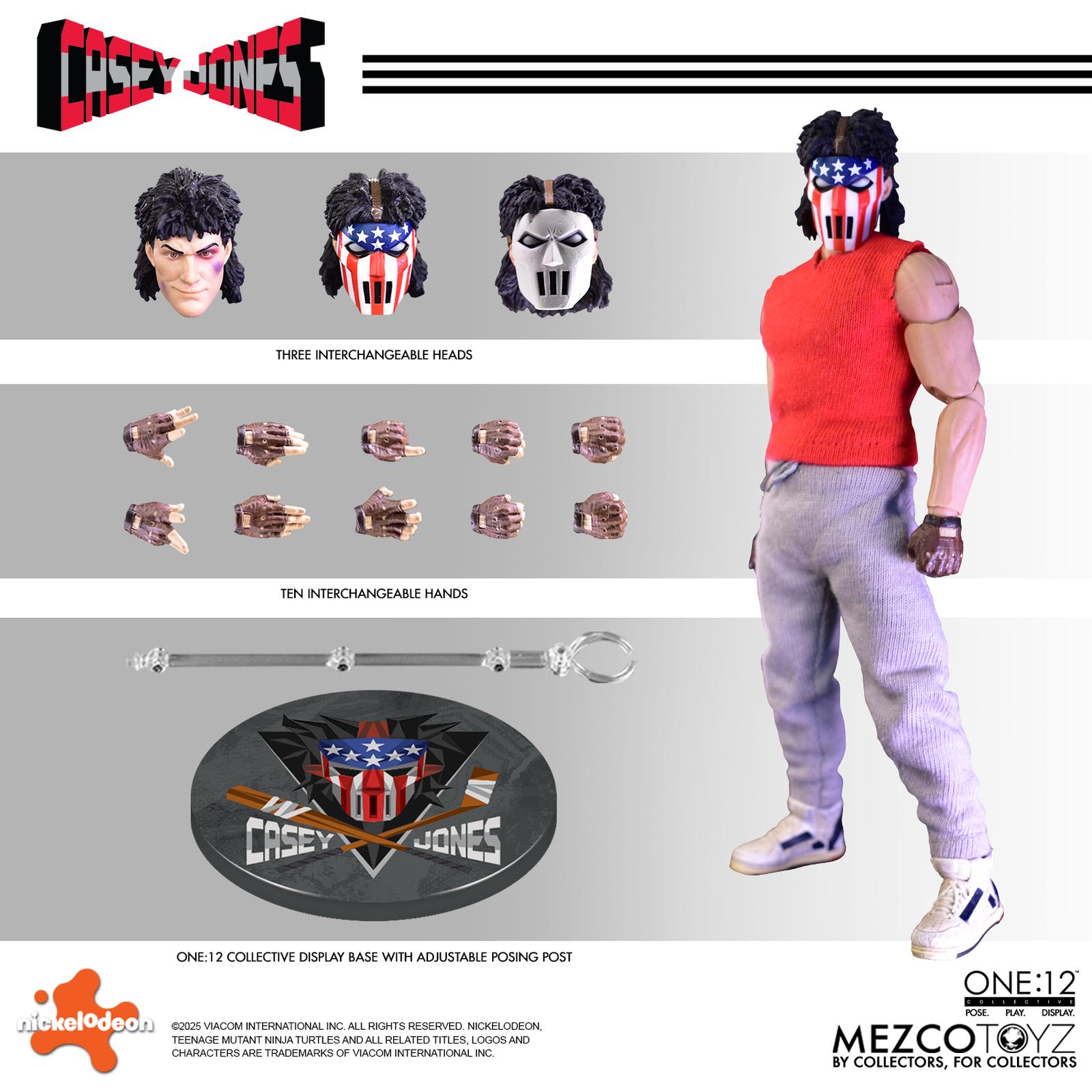 CASEY JONES TEENAGE MUTANT NINJA TURTLES ONE: 12 COLLECTIVE Casey jones teenage mutant ninja turtles one: 12 collective - imagen 2