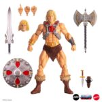 HE-MAN MASTERS OF THE UNIVERSE MONDO 1/6. ¡Por el poder de Grayskull!... ¡tú también puedes tener el poder! Mondo se enorgullece de presentar el regreso de He-Man a esta línea de figuras a escala 1/6 de Masters of the Universe. Con más de 30 puntos de articulación, elementos de vestuario de tela y múltiples accesorios, incluidos tres retratos intercambiables y una variedad de armas.