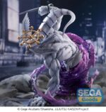 EIGHT-HANDLED SWORD DIVERGENT SILA DIVINE GENERAL MAHORAGA JUJUTSU KAISEN FIGURIZMA. El general divino Mahoraga es el shikigami más poderoso de la técnica de las diez sombras del clan Zenin. Invocarlo es un acto desesperado, incluso entre hechiceros de élite como Megumi Fushiguro. Conocido por su aterradora capacidad para adaptarse a cualquier técnica, Mahoraga es una fuerza destructiva sin igual. Esta figura de la colección Figurizm Alpha mide aproximadamente 22 cm de altura y captura a la perfección el intimidante diseño de Mahoraga. Desde su musculoso cuerpo blanco y la rueda divina similar a un halo sobre su cabeza, hasta los impresionantes efectos de energía púrpura, esta figura irradia una fuerza y una presencia abrumadoras. Imprescindible para los coleccionistas de Jujutsu Kaisen y los fans de las estatuas de batalla de gran potencia.