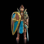 SIR ANDREW MYTHIC LEGIONS ALL STARS. A pesar de su actual reputación como formidable usuario de magia, el piromante conocido como Sir Andrew no siempre fue tan dotado. Después de que un hechizo fallido se cobrara la vida de su familia, el desconsolado joven Andrew fue acogido por Jorund Runeshaper y entrenado para controlar sus considerables poderes en las escuelas de Ophidionn. Buscando la absolución por su mayor error, Sir Andrew finalmente viajó a Eathyross, donde se unió a la Orden. Ahora lidera Los Arrepentidos, una banda de criminales que luchan contra los muertos vivientes para expiar sus errores del pasado. Las llamas de Sir Andrew destruyen tanto a los enemigos muertos vivientes como a sus aliados caídos... porque lo que se convierte en cenizas no puede resucitar.