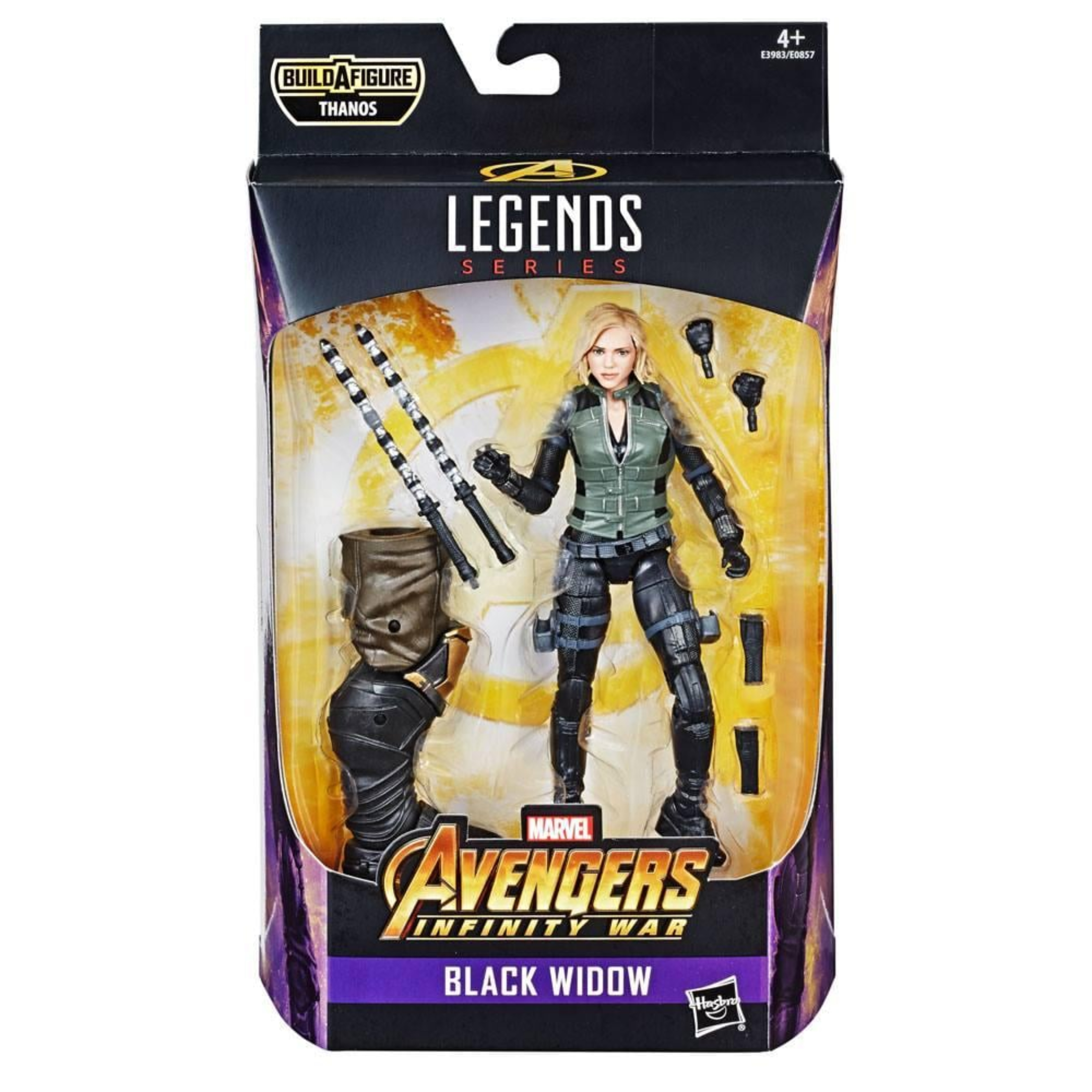MARVEL LEGENDS SERIES BLACK WIDOW AVENGERS INFINITY WAR Marvel legends series black widow avengers infinity war. Revive la acción del universo marvel con esta figura de la línea marvel legends series de hasbro, cuidadosamente diseñada para coleccionistas y fanáticos. Cada figura cuenta con un nivel excepcional de detalle, articulaciones premium para posar en múltiples posiciones dinámicas y accesorios inspirados en los cómics y películas del universo cinematográfico de marvel. Fabricada con materiales de alta calidad, esta figura es perfecta tanto para exhibir en tu colección como para recrear batallas épicas entre héroes y villanos.