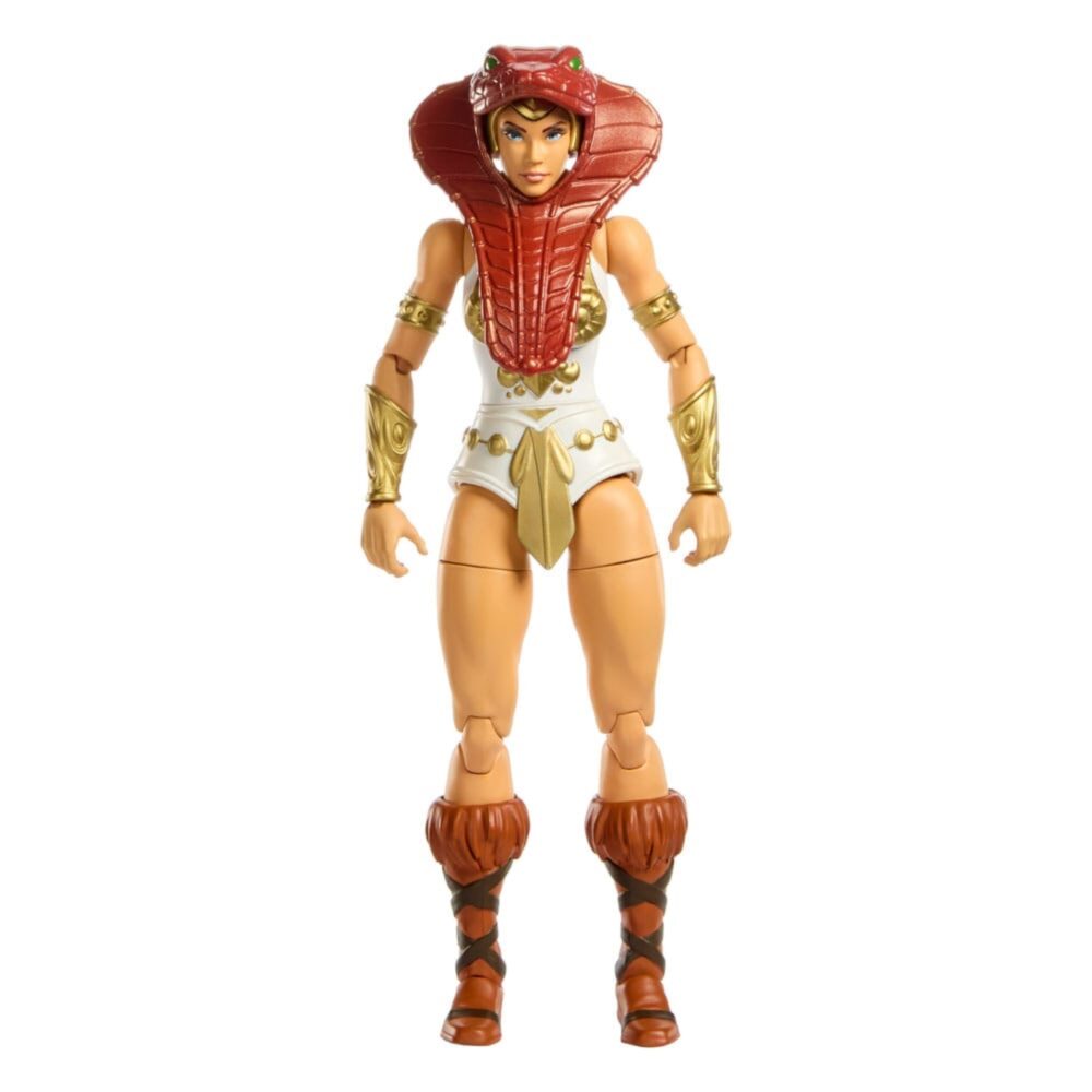 Teela masters of the universe masterverse vintage collection.  revive la magia de eternia con la figura teela 18 cm – masterverse vintage collection de masters of the universe (mattel). Esta edición premium rinde homenaje al diseño clásico de los años 80, combinándolo con la calidad actual de la línea masterverse: modelado detallado, articulación avanzada y un acabado de pintura excepcional. Perfecta tanto para fans nostálgicos como para coleccionistas modernos que buscan una figura elegante, resistente y fiel al personaje original. Gracias a su estética retro pero modernizada, la figura de teela se convierte en una pieza destacada dentro de cualquier colección motu, ideal para exponer, fotografiar o recrear batallas icónicas del universo de he-man.