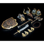 SKALLI BONESPLITTER MYTHIC LEGIONS ALL STARS. En vida, Skalli Bonesplitter fue uno de los merodeadores más despiadados y crueles del asentamiento norteño de Vikenfell. Skalli, uno de los que sucumbieron a la maldición que se abatió sobre estos guerreros, solo ha aumentado su crueldad tras la muerte. Este guerrero enano no muerto lidera una fuerza de saqueadores esqueletos desde las frías tierras de Vikenfell hacia el centro de Mythoss, donde llevará la muerte a todos los que se crucen en su camino.