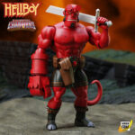 HELLBOY IMMORTAL CHAMPIONS BOSS FIGHT STUDIO. ¡Hellboy, de Mike Mignola, cobra vida en forma de figura de acción retro! Immortal Champions es una nueva fusión de la estética clásica de los juguetes de los años 80 y el estilo moderno. Esta nueva línea combina temas de fantasía y ciencia ficción en una escala de 14 cm para los fans de hoy en día. Hellboy tiene 27 puntos de articulación, cuenta con la atención al detalle característica de Boss Fight Studio e incluye pistola, funda y espada. Perfecto para luchar y/o beber con esqueletos. Empaquetado en blíster.