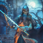 THORASIS THE FIRST RISEN MYTHIC LEGIONS ALL STARS. Cuando las fuerzas de la Muerte son liberadas de su destierro, el primero en emerger es el hijo mayor de Necronominus: Thorasis, el Primero Resucitado. Thorasis, el Archigeneral de la Congregación, asume el mando del ejército de muertos vivientes de su padre, relevando a su hermana, Morgolyth, del papel que ha desempeñado desde que su padre fue desterrado en la Primera Era. Durante sus largos años en el exilio, Thorasis se ha preparado y ha rezado. Tras siglos de silenciosas súplicas, sus plegarias han sido escuchadas. Thorasis ha regresado para dar paso a la Liturgia de los Huesos, una celebración de la muerte que supondrá el fin de toda vida en Mythoss.