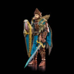 SIR ANDREW MYTHIC LEGIONS ALL STARS. A pesar de su actual reputación como formidable usuario de magia, el piromante conocido como Sir Andrew no siempre fue tan dotado. Después de que un hechizo fallido se cobrara la vida de su familia, el desconsolado joven Andrew fue acogido por Jorund Runeshaper y entrenado para controlar sus considerables poderes en las escuelas de Ophidionn. Buscando la absolución por su mayor error, Sir Andrew finalmente viajó a Eathyross, donde se unió a la Orden. Ahora lidera Los Arrepentidos, una banda de criminales que luchan contra los muertos vivientes para expiar sus errores del pasado. Las llamas de Sir Andrew destruyen tanto a los enemigos muertos vivientes como a sus aliados caídos... porque lo que se convierte en cenizas no puede resucitar.