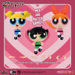 THE POWERPUFF GIRLS 5 POINTS SET (4) MEZCO TOYS. La ciudad de Townsville está bajo ataque, pero las Chicas Superpoderosas de 5 Puntos están aquí para salvar el día… ¡siempre y cuando regresen antes del toque de queda! Este set de lujo incluye a Blossom, Bubbles, Buttercup y su archienemigo Mojo Jojo.  Directamente de la popular serie de Cartoon Network, estos pequeños héroes luchan contra el crimen, el caos y cualquier obstáculo con encanto, inteligencia y un toque de magia de la Sustancia X. Cada figura viene empaquetada individualmente en un blíster de estilo retro, ideal para exhibir.