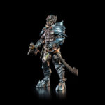 GORTHOKK MYTHIC LEGIONS ALL STARS. Los orcos cavernícolas, o como se les conoce comúnmente, los «orcos sombríos», son tan brutales que los demás orcos les temen por su ferocidad. Estas grotescas criaturas, fruto de cruces entre parientes, nacen en las profundidades subterráneas y están condenadas a vivir como mineros y herreros de armas mortíferas. Los más salvajes son entrenados para la guerra y finalmente salen a la superficie para luchar por Arethyr. Gorthokk, un estratega excepcional entre su pueblo, fue elegido para representar a Arethyr y firmar un malvado pacto conocido como el Tratado de las Sombras.