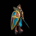 SIR ANDREW MYTHIC LEGIONS ALL STARS. A pesar de su actual reputación como formidable usuario de magia, el piromante conocido como Sir Andrew no siempre fue tan dotado. Después de que un hechizo fallido se cobrara la vida de su familia, el desconsolado joven Andrew fue acogido por Jorund Runeshaper y entrenado para controlar sus considerables poderes en las escuelas de Ophidionn. Buscando la absolución por su mayor error, Sir Andrew finalmente viajó a Eathyross, donde se unió a la Orden. Ahora lidera Los Arrepentidos, una banda de criminales que luchan contra los muertos vivientes para expiar sus errores del pasado. Las llamas de Sir Andrew destruyen tanto a los enemigos muertos vivientes como a sus aliados caídos... porque lo que se convierte en cenizas no puede resucitar.